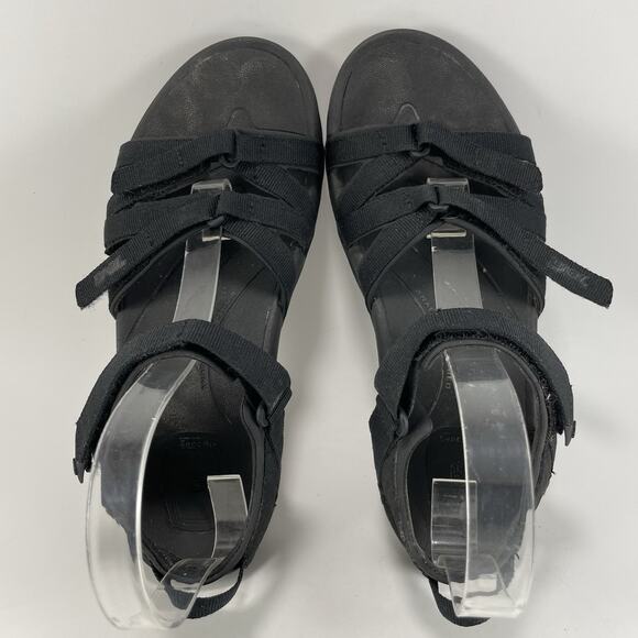 Teva Tirra Hiking Outdoor Sandals Womens Size 8.5 Shoes Strappy Black Active - Picture 5 of 9